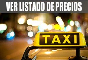 Taxi Valencia: Lista de precios